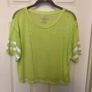 American Eagle Cropped Tee